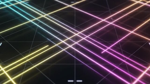 Minimalist Gradient Line Animation Background for Modern App UI UX Design Presentation