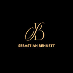 Luxury SB Monogram Logo, Elegant Gold Letter Branding, Premium Alphabet Identity, Classic Typography Logo, High End Brand Logo