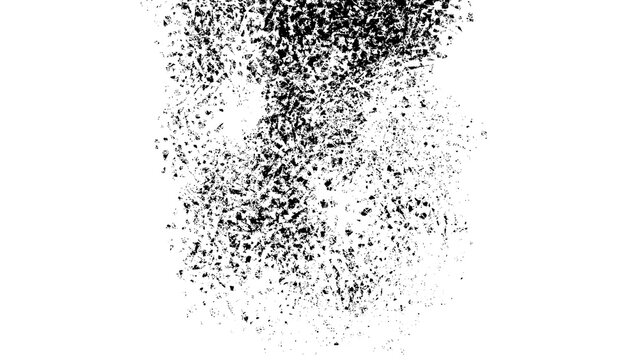 Dispersed ash texture
