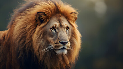 Obraz premium close up portrait of a lion