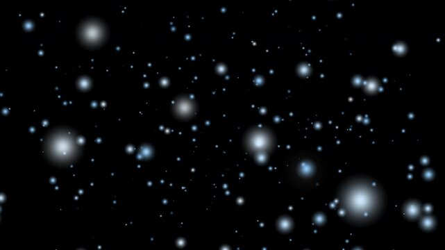Dust particles in black background. dust particles flowing up on transparent background with alpha channel. flying dust particles for video overlay background,