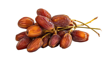 Fresh Dates on Transparent Background