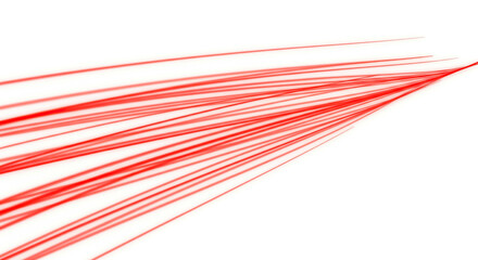 Dynamic red lines converging