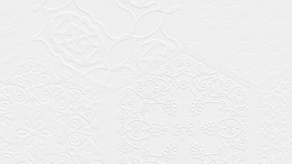 embossed image of flowers 