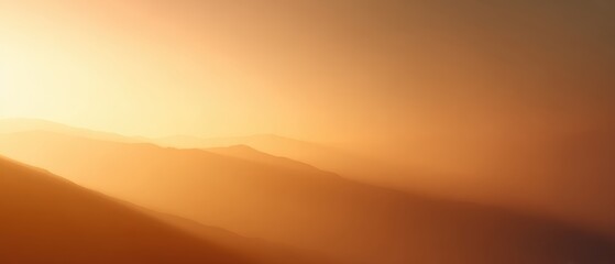 Fototapeta premium warm gold sunset gradient, optimistic future business concept