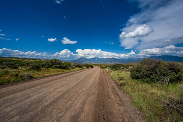 A gorgeous view of the landscape in Gunnison National Park, Colorado