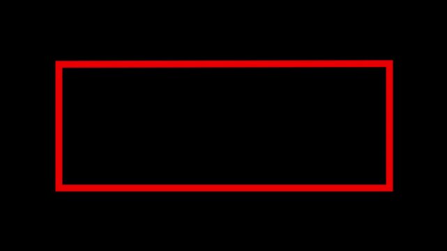 modern red rectangle graphic design element