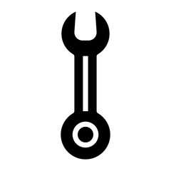 spanner tool glyph icon