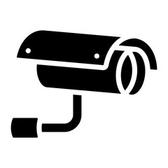surveillance cctv camera glyph icon