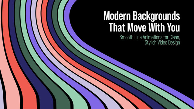 Colorful Lines Dark Opener 10