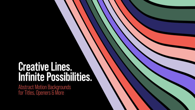 Colorful Lines Dark Opener 11