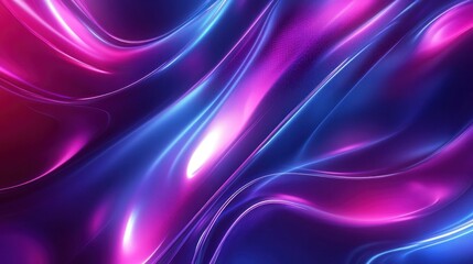 Abstract vibrant flowing neon colors