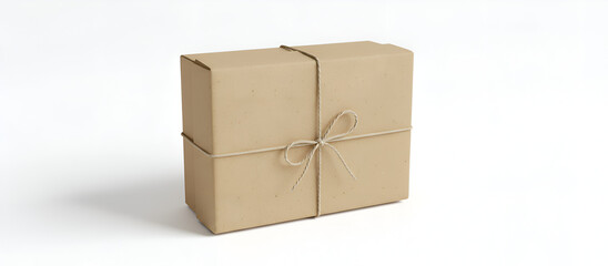cardboard box isolated on white background