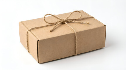 cardboard box isolated on white background