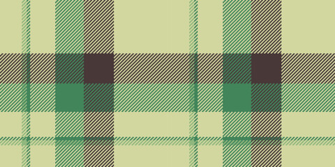 Colorful tartan check background, subtle seamless pattern plaid. Livingroom vector textile fabric texture in light and green colors.