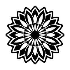 Glyph Style Sunflower Icons 

