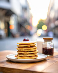 cr&ecirc;pes &agrave; la confiture