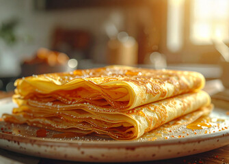 cr&ecirc;pes &agrave; la confiture