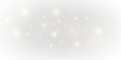 Fine golden dust sparkles gently, filling the scene with warm luminous shine. The floating particles add elegance and light motion. Perfect for luxury backgrounds PNG