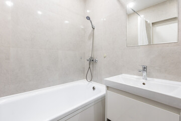 modern bathroom room with toilet and washing machine