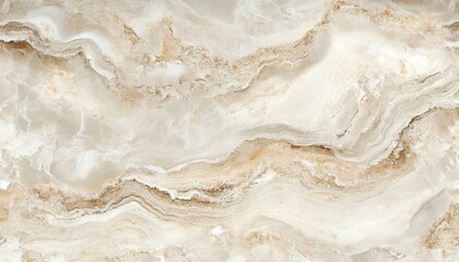 Obraz premium Elegant Luxury Marble Stone Pattern Texture for Stylish Interiors and Backgrounds in Beige and White