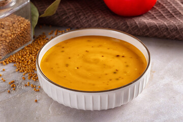 Honey and mustard sauce flavor seasoning dip
