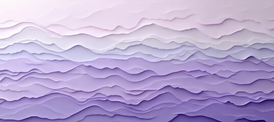 Elegant Minimalistic Wave Texture Art Wall Design with Purple and Pink Patterns for Decoration