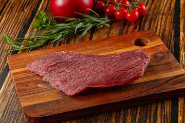 Raw classic beef steak for grill
