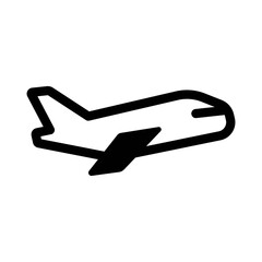 An illustration of a black delivery icon on a white background