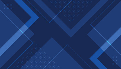 abstract blue triangle geometric pattern modern overlapping business banner template background