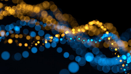 Diverse Business Team Using Holographic Interface for Data Analysis in Modern Office (For the corporate/tech images.)