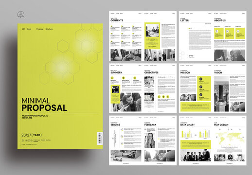 Minimal Proposal Brochure Template
