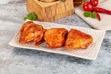 Baked marinated crispy chicken tighs