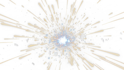 Obraz premium a black background with yellow and white sparks