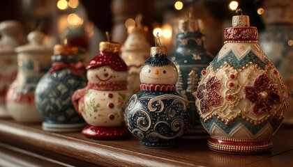 Christmas decoration, toys. New year eve