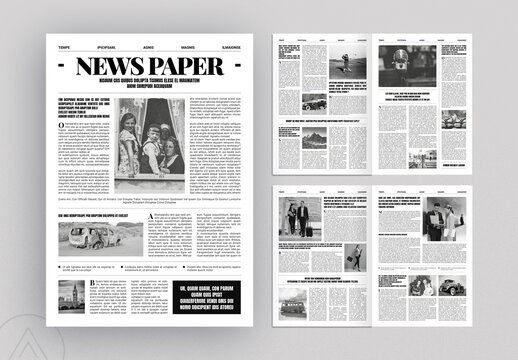Classic Professional Newspaper Template