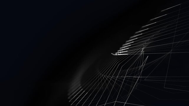futuristische geometrischen Linien, Technologie, Vernetzung, Datenvisualisierung, Hintergrundgrafik, digitale Medien, Pr&auml;sentationen und innovative Designs, Dynamik, blau, gr&uuml;n