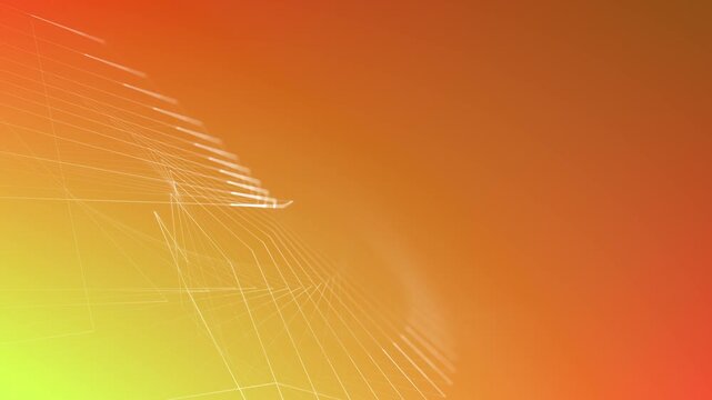 futuristische geometrischen Linien, Technologie, Vernetzung, Datenvisualisierung, Hintergrundgrafik, digitale Medien, Pr&auml;sentationen und innovative Designs, Dynamik, orange