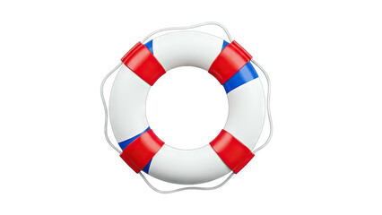 Lifebuoy Isolated on White Background