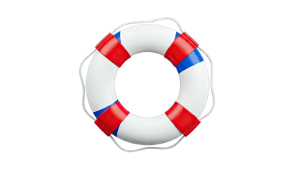 Lifebuoy Isolated on White Background