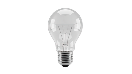 Light Bulb Isolated on White Background