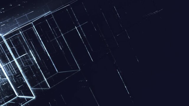futuristische geometrischen Linien, Technologie, Vernetzung, Datenvisualisierung, Hintergrundgrafik, digitale Medien, Pr&auml;sentationen und innovative Designs, Dynamik, blau, violett