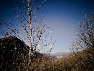 Vista della vetta dal sentiero