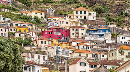 Panoramic View of Porto Moniz, Madeira, Portugal, Europe
