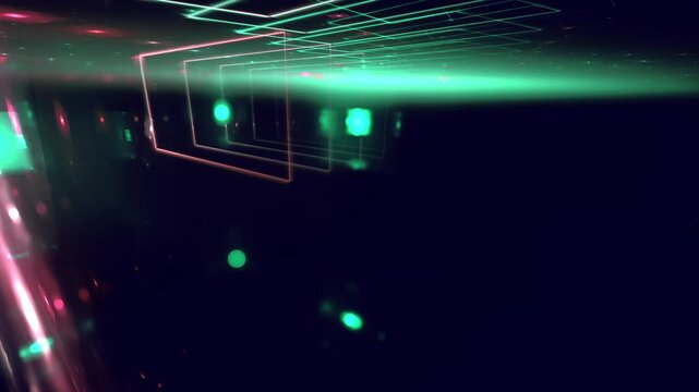 futuristische geometrischen Linien, Technologie, Vernetzung, Datenvisualisierung, Hintergrundgrafik, digitale Medien, Pr&auml;sentationen und innovative Designs, Dynamik, rot, gr&uuml;n, schwarz