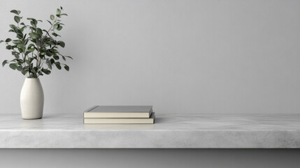 Real estate office reception counter mockup front interior registration copy space desk design indoor decoration front view decoration three-dimensional