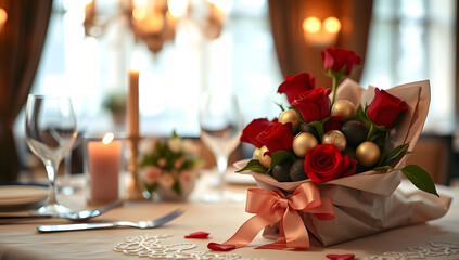 Valentine's Day Chocolat & Rose