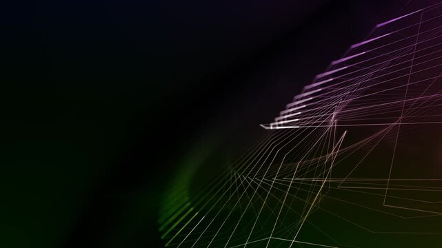futuristische geometrischen Linien, Technologie, Vernetzung, Datenvisualisierung, Hintergrundgrafik, digitale Medien, Pr&auml;sentationen und innovative Designs, Dynamik, rot, schwarz, gr&uuml;n