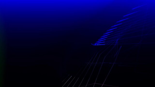 futuristische geometrischen Linien, Technologie, Vernetzung, Datenvisualisierung, Hintergrundgrafik, digitale Medien, Pr&auml;sentationen und innovative Designs, Dynamik, blau, schwarz