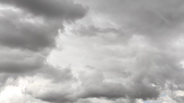 A rather dark cloudy sky with considerable illumination